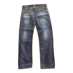 True Religion Dark Blue Relaxed Slim Geno